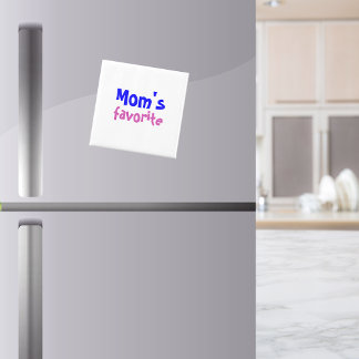 Imán Cita de rivalidad graciosa "favorita de mamá"