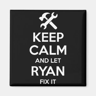 Imán Cita de Ryan Fix Divertida Cumpleaños Nombre Perso
