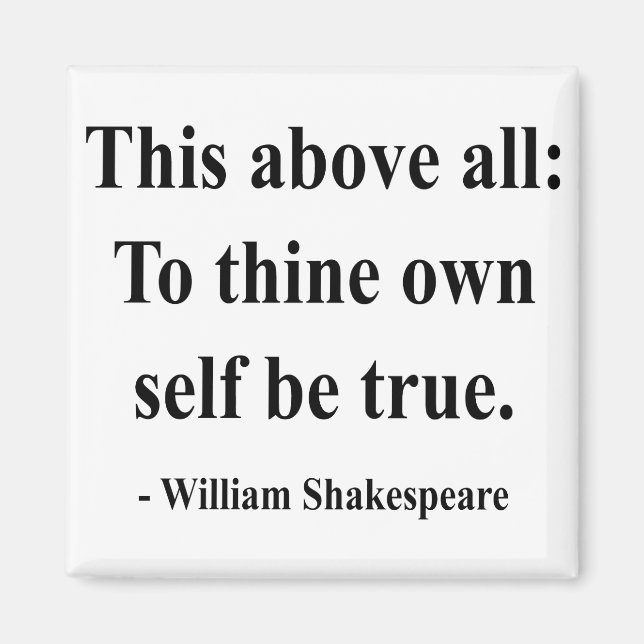 Imán Cita de Shakespeare 8a (Frente)