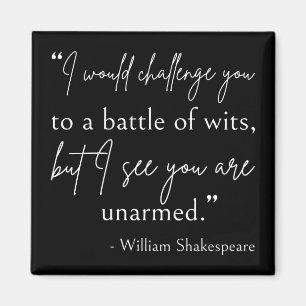 Imán Cita De Shakespeare - Batalla De La Segunda Guerra