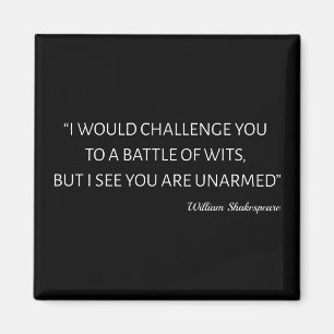 Imán Cita De Shakespeare - Batalla De Los Vientos