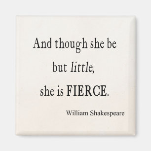 Imán Cita de Shakespeare ella sea citas pequeñas pero
