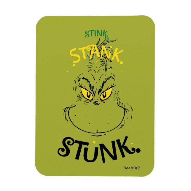 Imán Cita de Stink Stank Stunk Mister Grinch (Vertical)