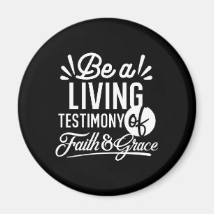 Imán Cita de testimonio de vida espiritual fe y gracia