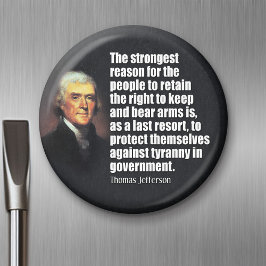 Imán Cita de Thomas Jefferson