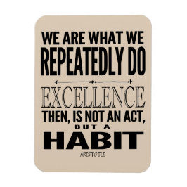 Imán Cita de tipografía motivacional | Elegir su color