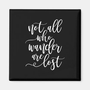 Imán Cita de viaje No todos los que quieren son frisos 