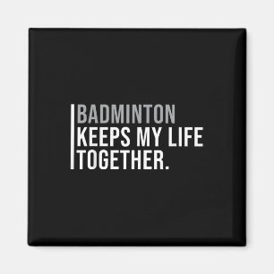 Imán Cita del jugador de Badminton Hobby Badminton