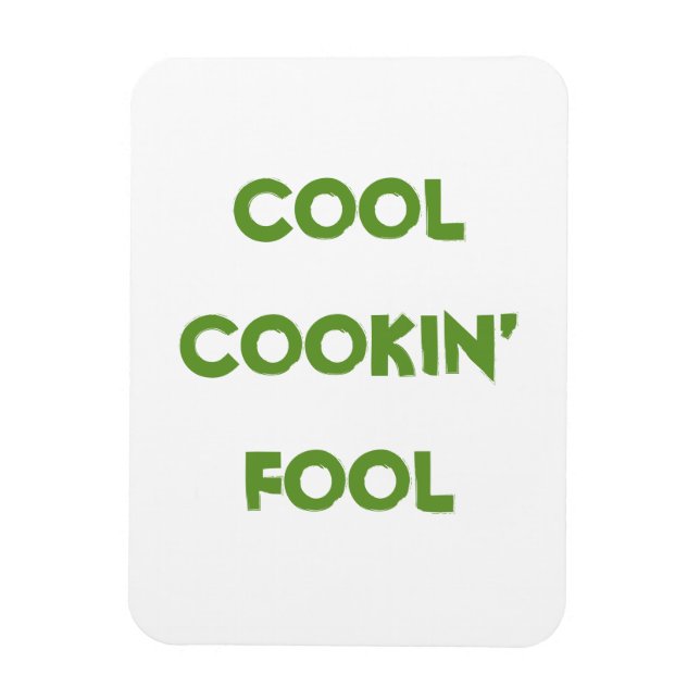 Imán Cita Divertida de Cocina Genial (Vertical)