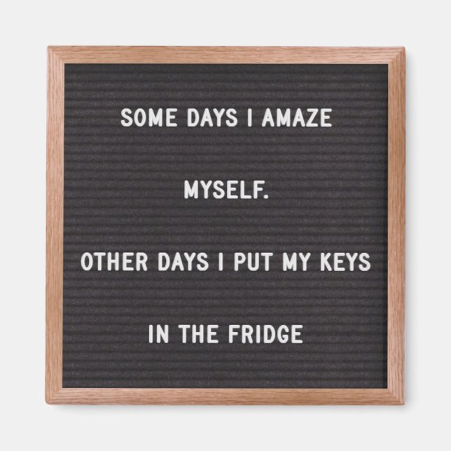 Imán Cita divertida de confianza (Frente)