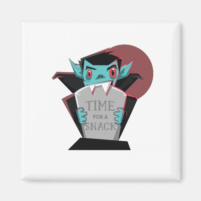 Imán Cita Divertida de Drácula (Frente)