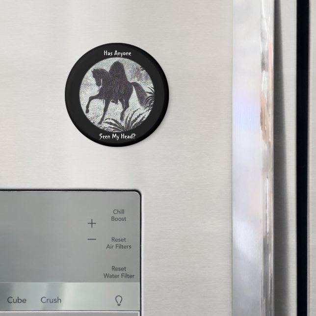 Imán Cita divertida de jinetes sin cabeza (In situ (nevera))