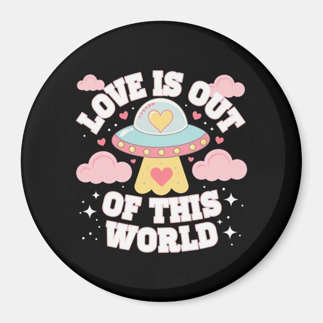 Imán Cita divertida de meme de Out of This World (Frente)