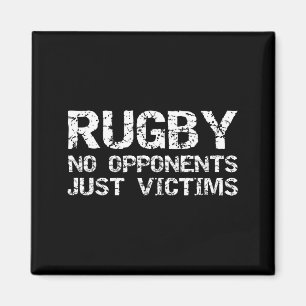 Imán Cita divertida de rugby para hombres Rugby sin opo