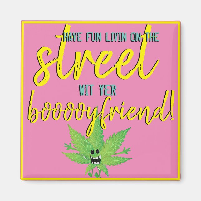 Imán Cita divertida de TV "Babs" (Frente)