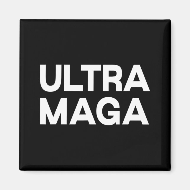 Imán Cita divertida de Ultra Maga (Frente)