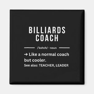 Imán Cita divertida del entrenador de Guay Billiards