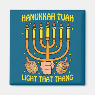 Imán Cita Divertida Hanukkah Tuah Ilumina Ese Diseño