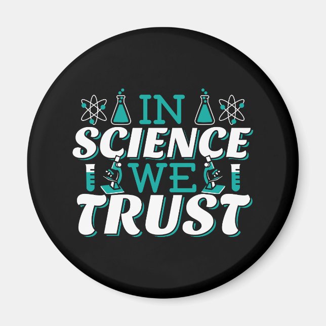 Imán Cita 'En la Ciencia Confiamos' - Profesor (Frente)