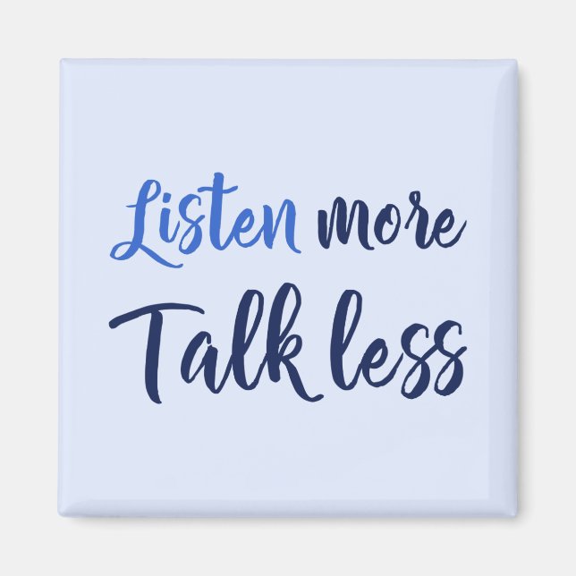 Imán Cita escuchar más guión de marina (Frente)