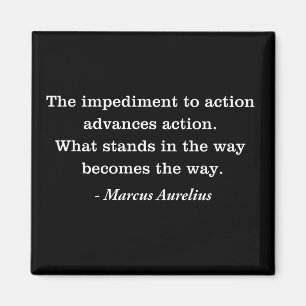 Imán Cita estética de Marcus Aurelius
