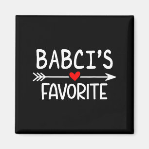 Imán Cita favorita de Babci para mujeres, hombres y niñ