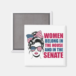 Imán Cita feminista norteamericana divertida en polític