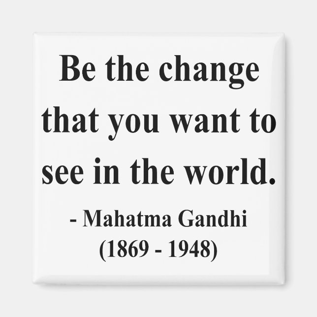 Imán Cita Gandhi 1a (Frente)