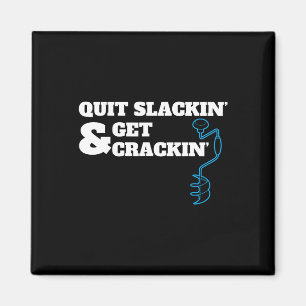 Imán Cita Graciosa De Pesca De Hielo Para Pescadores Pe