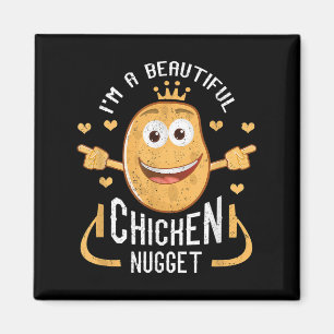 Imán Cita Gráfica Graciosa - Soy Una Hermosa Nugge De P