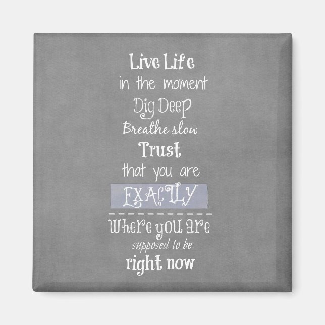 Imán Cita inspiradora (Frente)