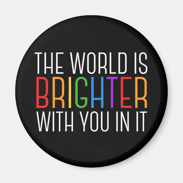 Imán Cita inspiradora Alentar la salud mental (Frente)