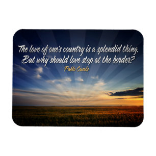 Imán Cita Inspiradora "amor sin fronteras" flexible