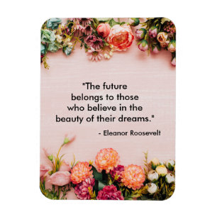 Imán Cita inspiradora de Eleanor Roosevelt