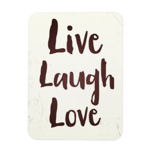Imán Cita inspiradora de Live Lauder Love vintage
