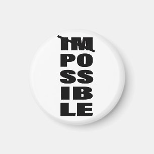 Imán Cita inspiradora de posibilidades ilimitadas