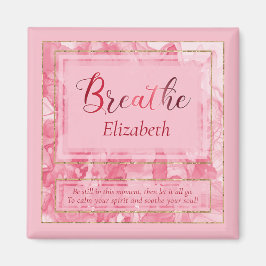 Imán Cita Inspiradora De Remolque De Ropa De Ropa Rosa