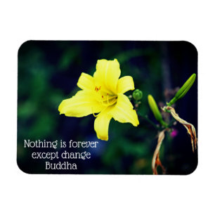 Imán Cita Inspiradora diurna amarilla