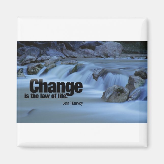 Imán Cita inspiradora, John F. Kennedy (Frente)