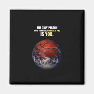 Imán Cita Inspiradora motivacional para el baloncesto t
