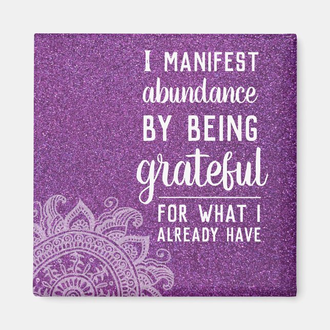 Imán Cita inspiradora Soy Declaraciones Motivadoras (Frente)