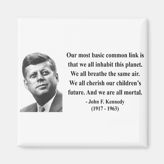 Imán Cita JFK 2b (Frente)