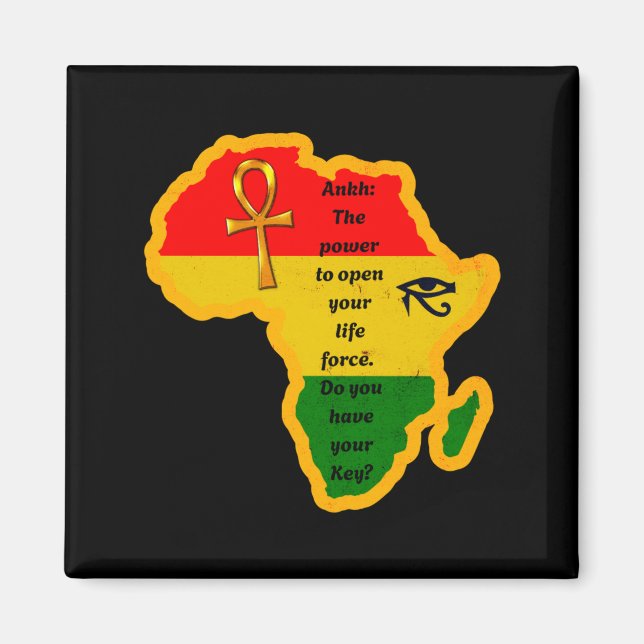 Imán cita junenth africano ankh wer (Frente)