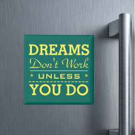 Imán Cita moderna de tipografía Inspiradora