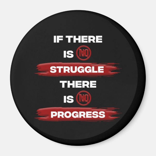 Imán Cita motivacional (Frente)