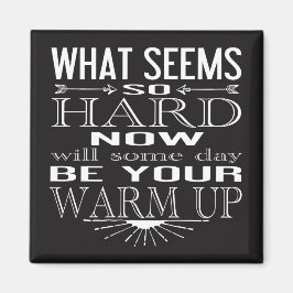 Imán Cita motivacional de bailarín de fitness