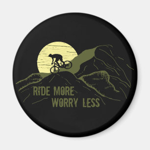 Imán Cita Motivacional de Ciclismo de Montaña - Ciclism
