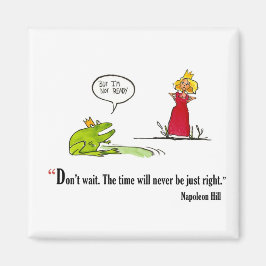 Imán Cita motivacional de examen de Napoleon Hill -