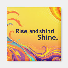 Imán Cita Personalizada de Levantar y Brillar