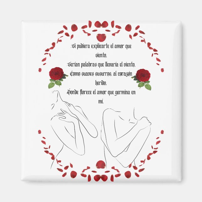 Imán Cita "Si Pudiera Explicarte" (Frente)